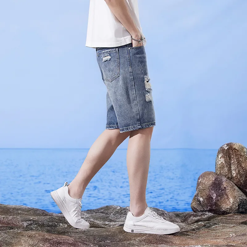 Jeep Denim Shorts Unisex Vintage Blue-3
