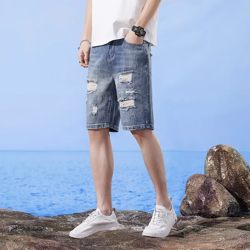 Jeep Denim Shorts Unisex Vintage Blue-4