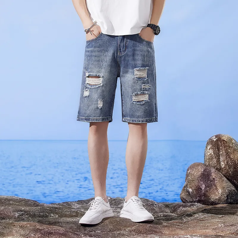 Jeep Denim Shorts Unisex Vintage Blue-2