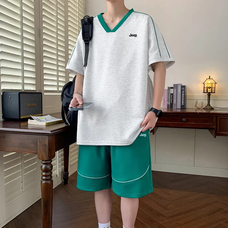 Jeep Casual Sportswear Unisex 2 Piece Set-12