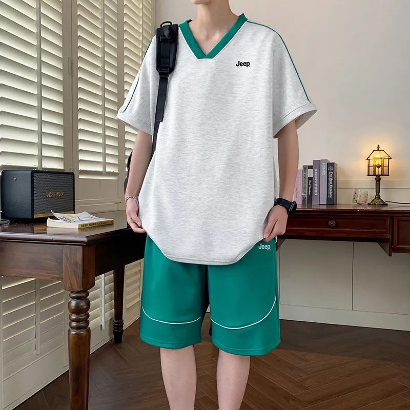 Jeep Casual Sportswear Unisex 2 Piece Set-11