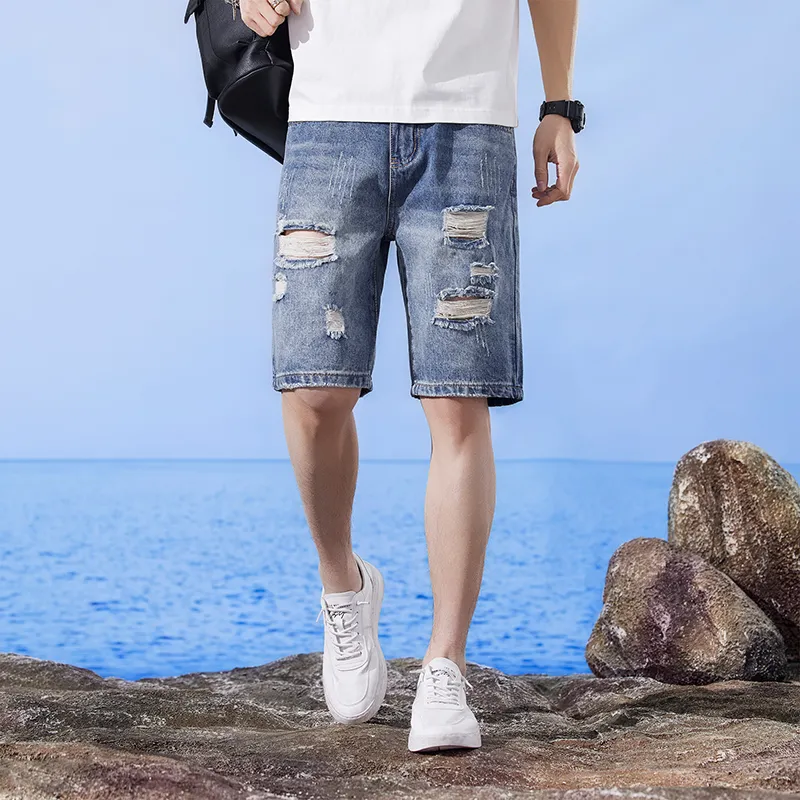 Jeep Denim Shorts Unisex Vintage Blue-5