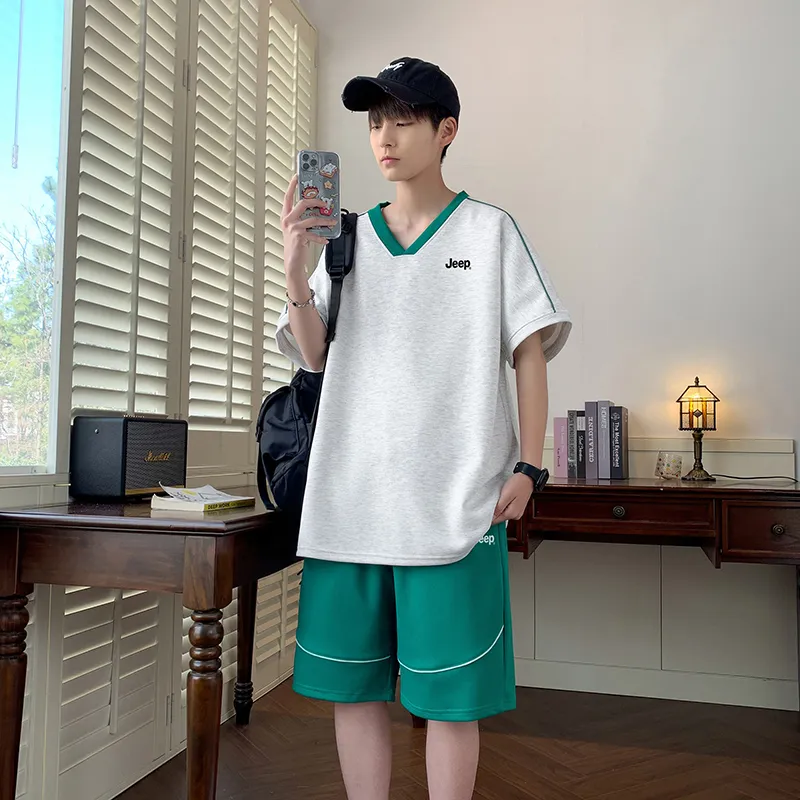 Jeep Casual Sportswear Unisex 2 Piece Set-13