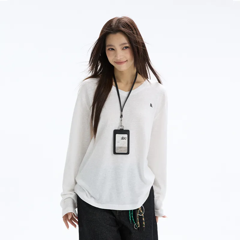 HEYABC Shirts Women's White-4