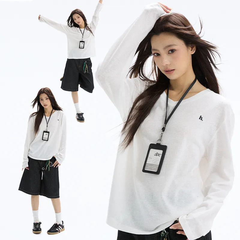 HEYABC Shirts Women's White-2