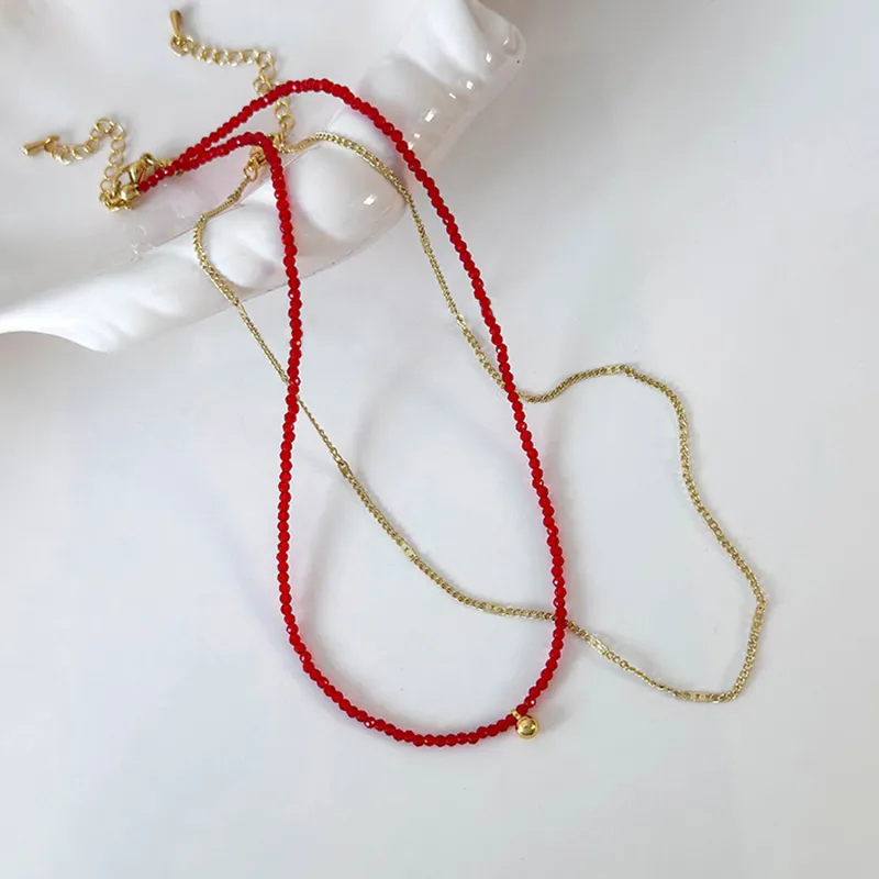 Tanizuku Colored Glaze Necklaces Women's-2