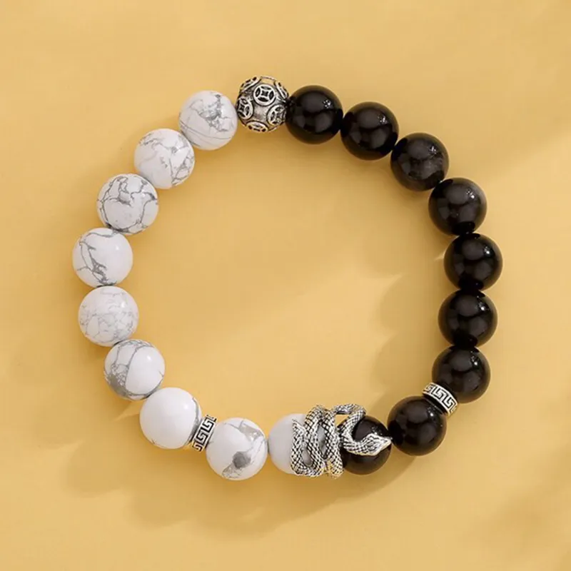 Tanizuku Obsidian Bracelets Unisex-5