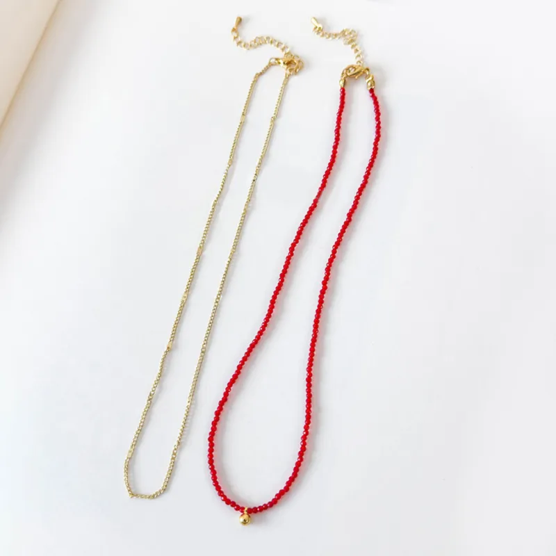 Tanizuku Colored Glaze Necklaces Women's-1