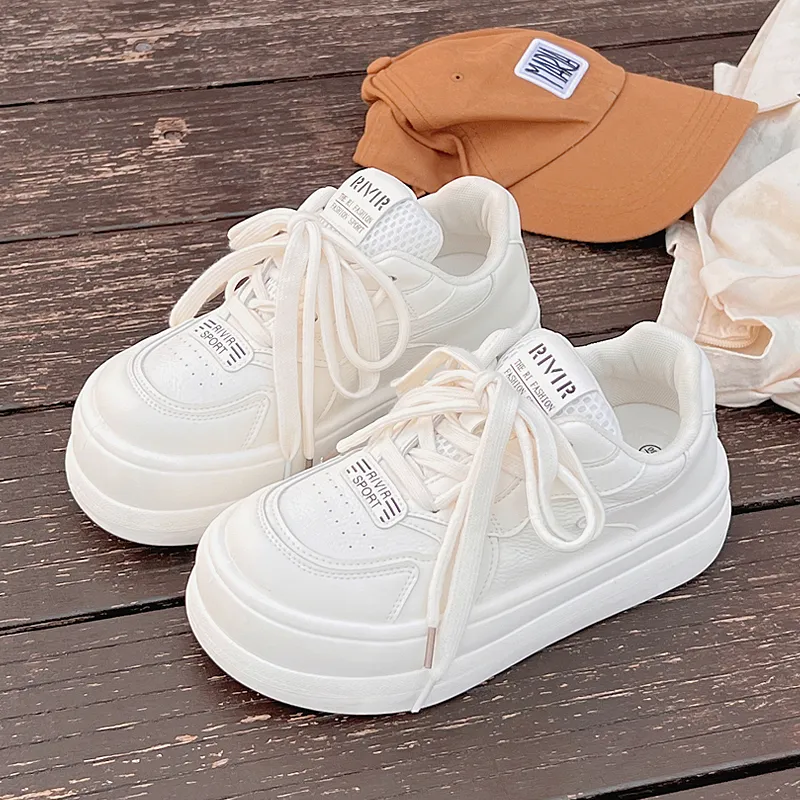 Miss Zhang Low-Top Skateboard Shoes Women's Beige-12