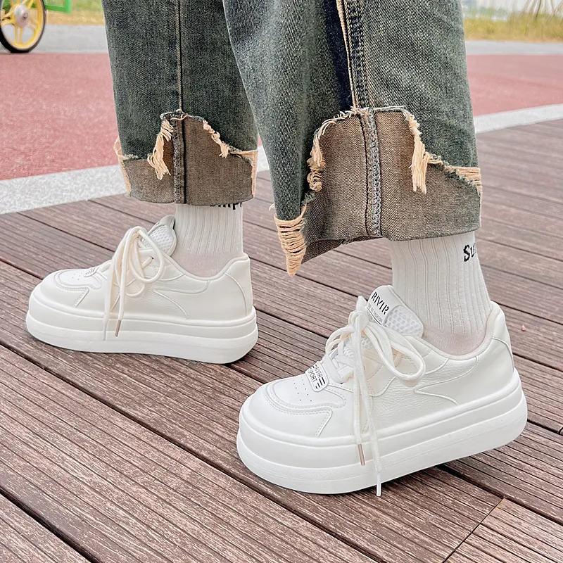 Miss Zhang Low-Top Skateboard Shoes Women's Beige-11
