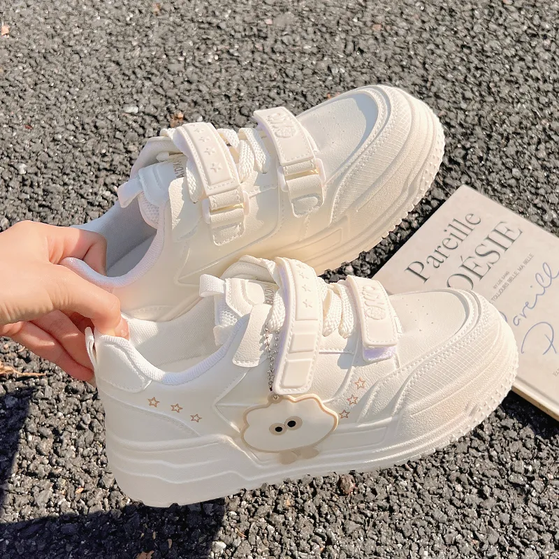 Miss Zhang Skateboard Shoes Women's White Khaki-3