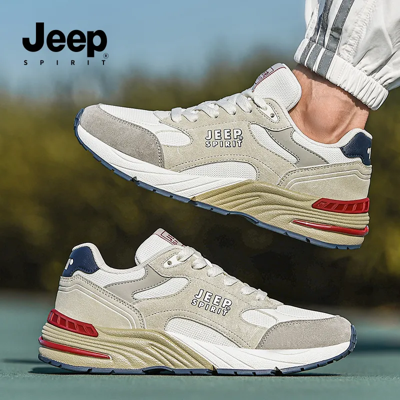 JEEP SPIRIT Casual Shoes Men Low Top Light Sandy-7