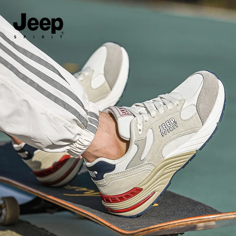 JEEP SPIRIT Casual Shoes Men Low Top Light Sandy-6