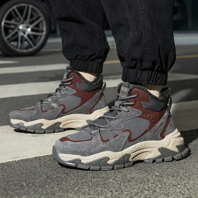JEEP SPIRIT Outdoor Boots Men Volcanic Gray-7