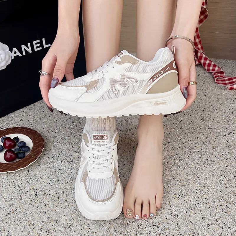 Handsome Running Sheep Breathable Support Low Top Chunky Sneakers Women's-9