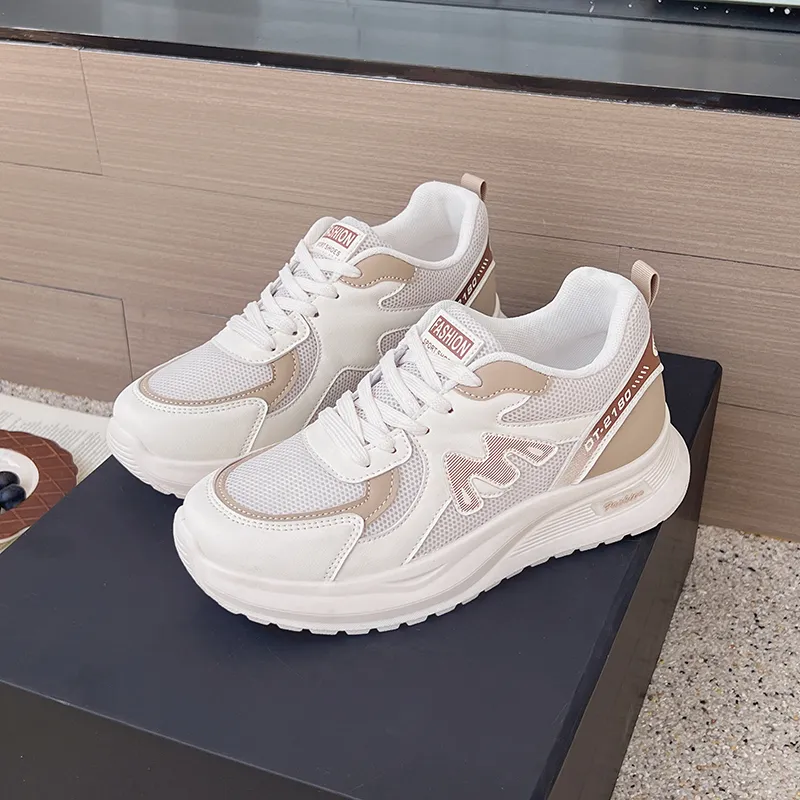 Handsome Running Sheep Breathable Support Low Top Chunky Sneakers Women's-14