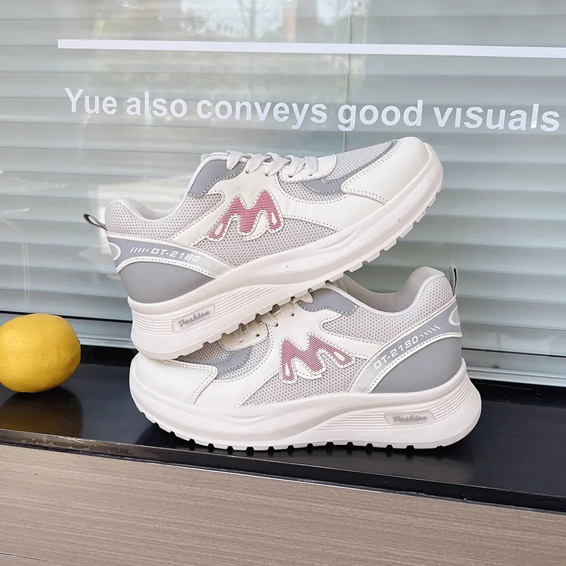 Handsome Running Sheep Breathable Support Low Top Chunky Sneakers Women's-2