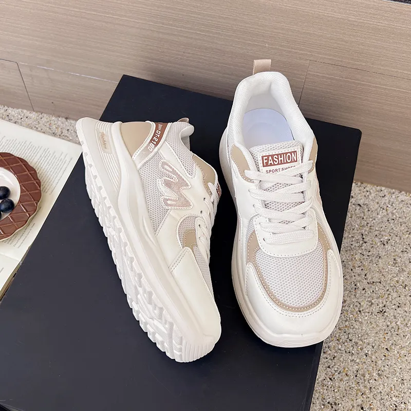 Handsome Running Sheep Breathable Support Low Top Chunky Sneakers Women's-13