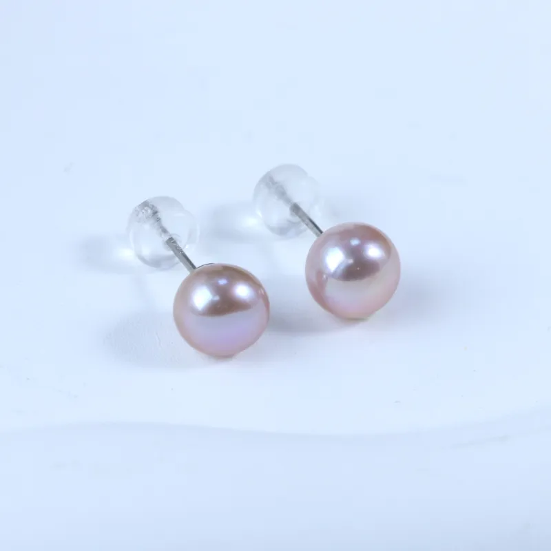 CFFRYY Pearl Stud Earrings Women's-7