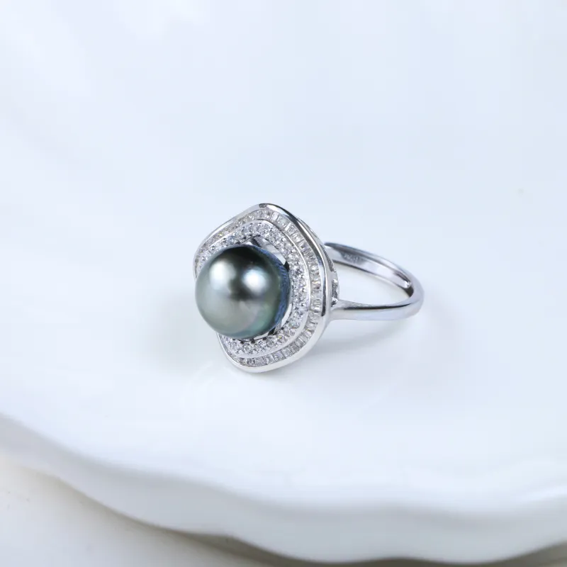 CFFRYY Pearl Rings Women's-3