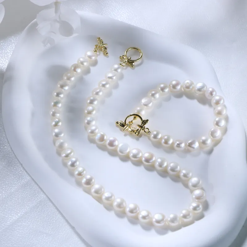 CFFRYY Pearl Necklaces Women's-1