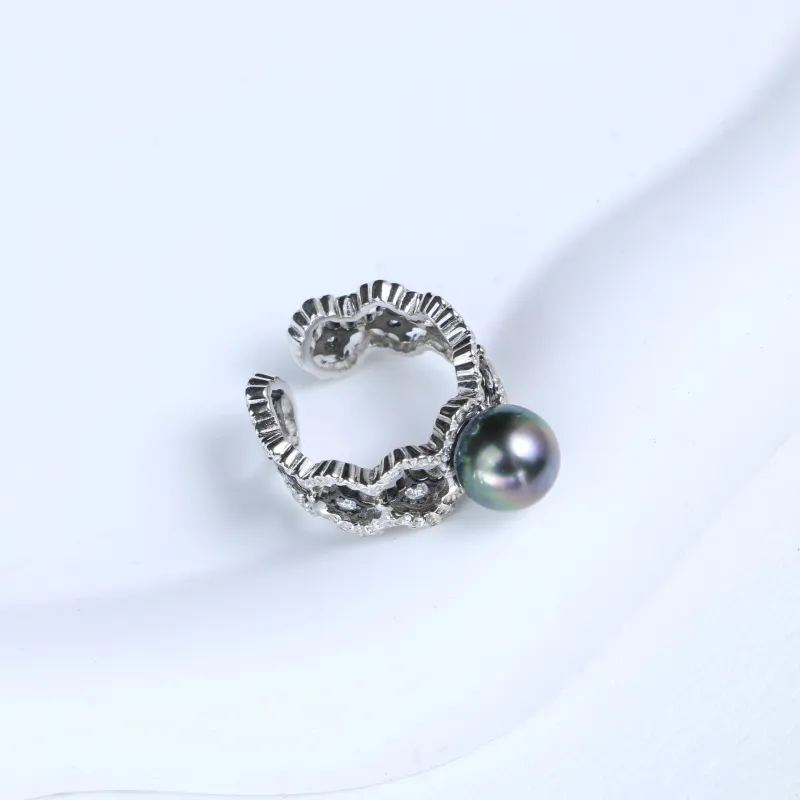 CFFRYY Pearl Rings Women's-4
