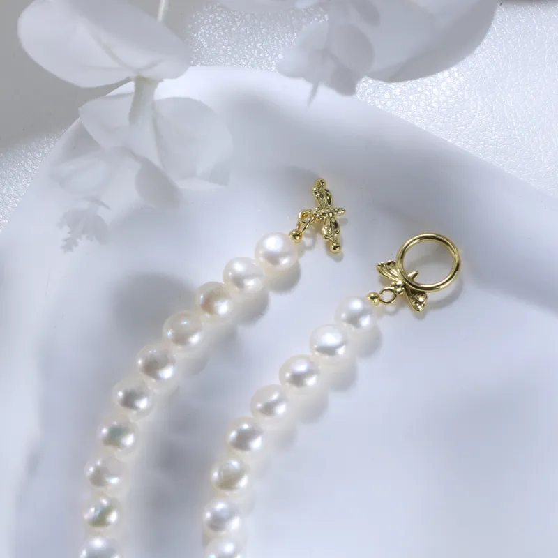 CFFRYY Pearl Necklaces Women's-3