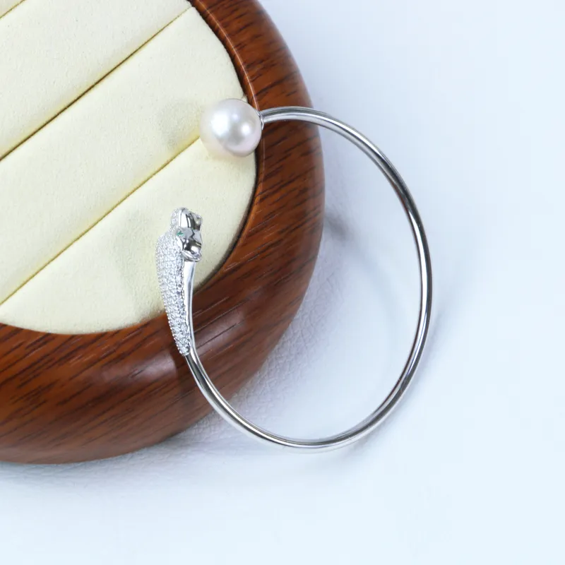 CFFRYY Freshwater Pearl Bangles Women's-2