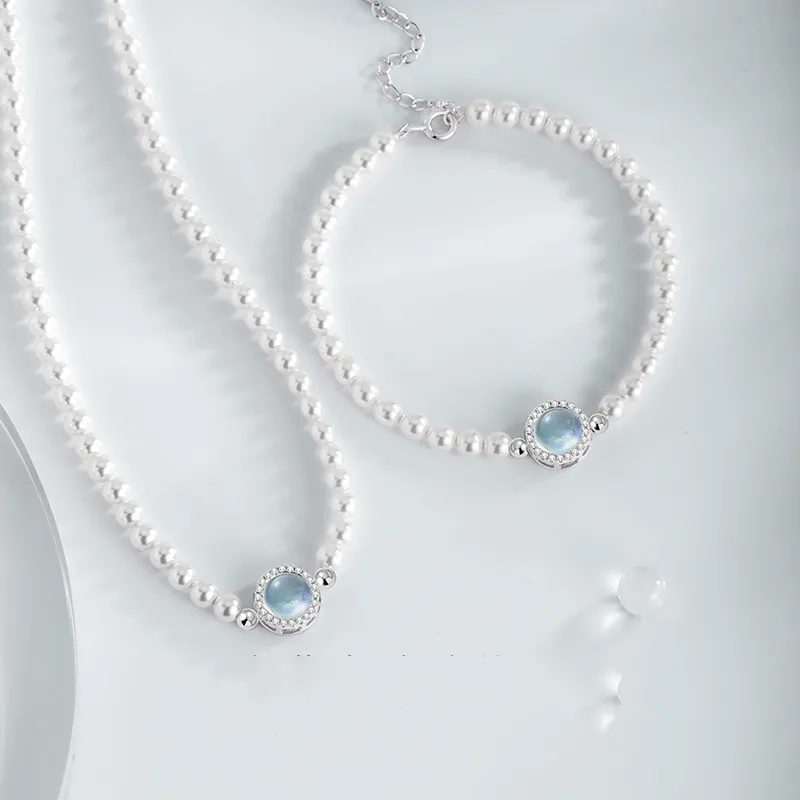Yab Shell Pearl Necklaces Unisex-2