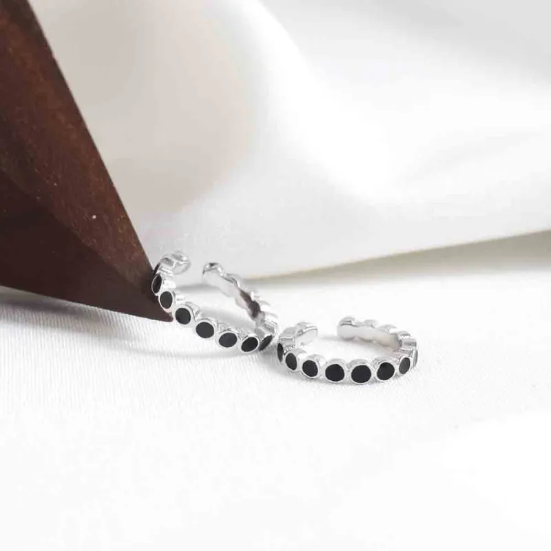 Yab S925 Silver Clip On Earrings Unisex-1