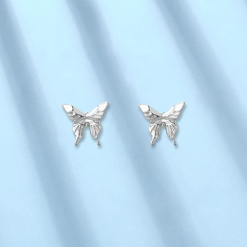 Yab S999 Fine Silver Stud Earrings Women's-2