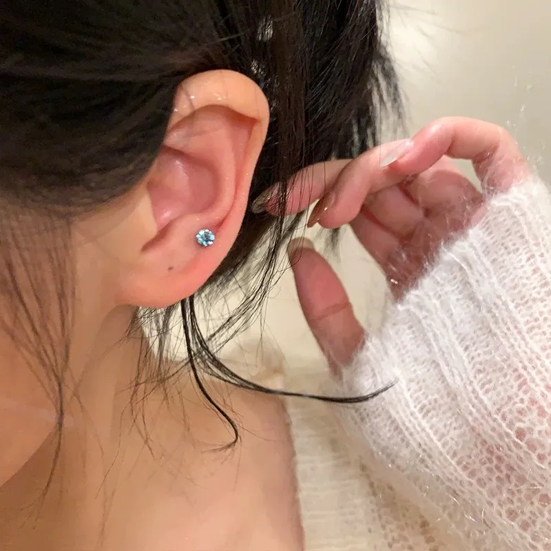 Yab Titanium Steel Stud Earrings Women's-3