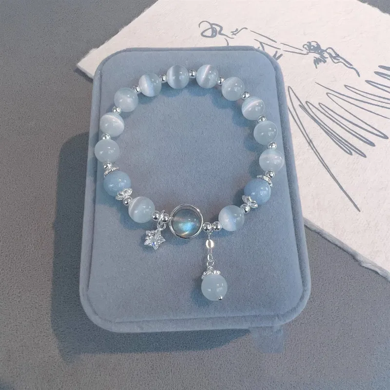 Yab Glass Cat Eye Bracelets Unisex-1