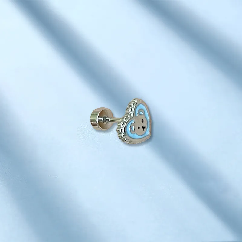 Yab Titanium Steel Stud Earrings Women's-3