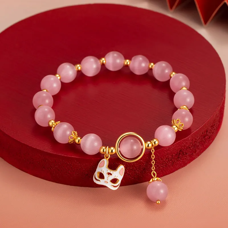 Yab Glass Cat Eye Bracelets Women's-1