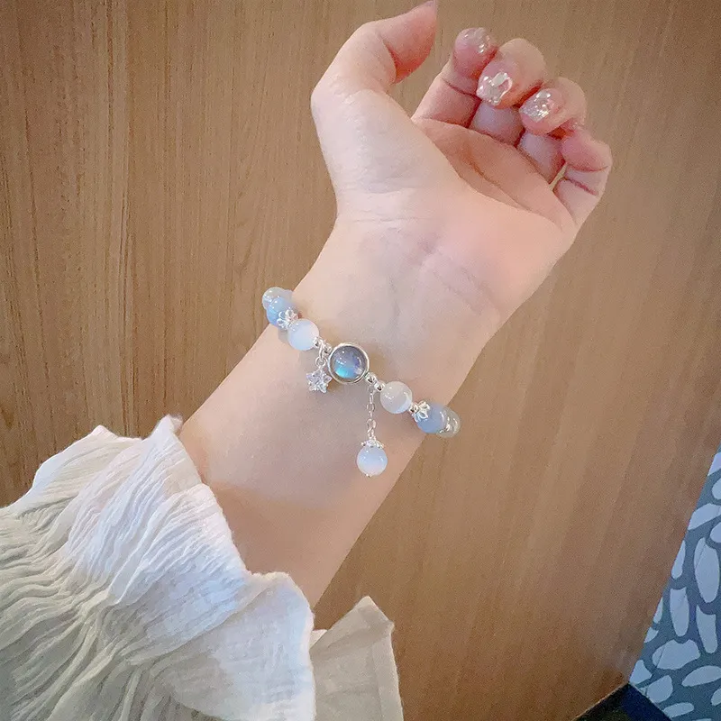 Yab Glass Cat Eye Bracelets Unisex-3