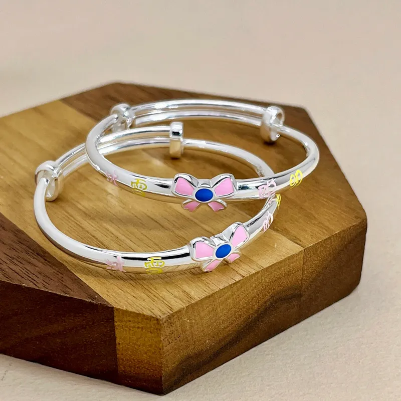 Yab S999 Fine Silver Bangles Kids'-3