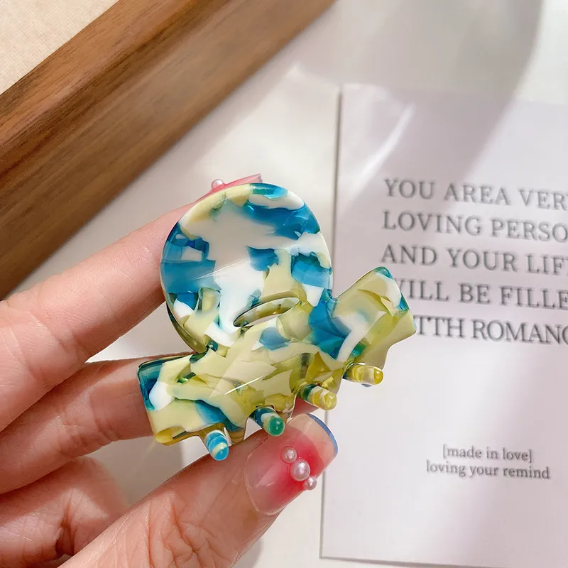 Yab Acetate Plate Hair Clips Women's-6