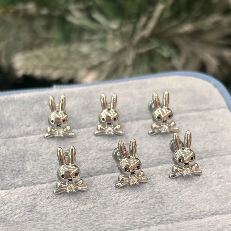 Yab Titanium Steel Stud Earrings Women's-2
