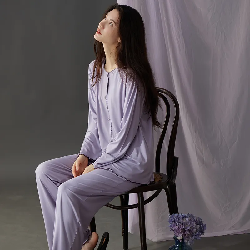 Xuan Liang Pajama Set Women's Lavender-3