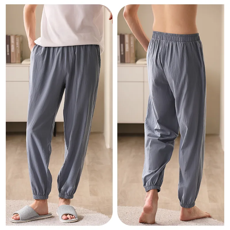 Xuan Liang Pajama Pants Men's Starry Sea Blue-4
