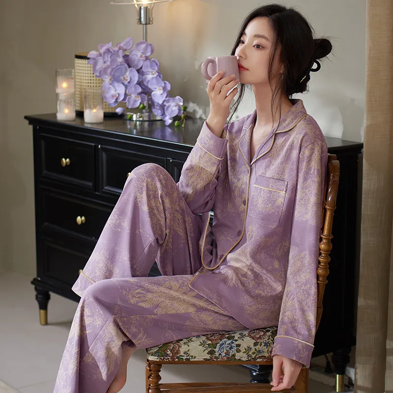 Xuan Liang Pajama Set Women's Noble Purple-1