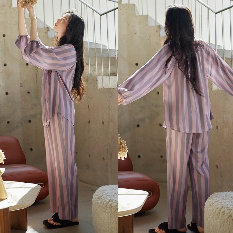 Xuan Liang Pajama Set Women's Dusty Purple-3