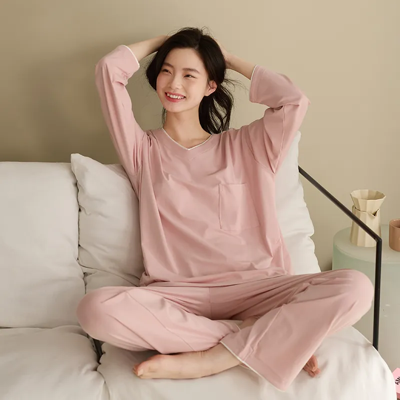 Xuan Liang Pajama Set Women's Morning Light Pink-1