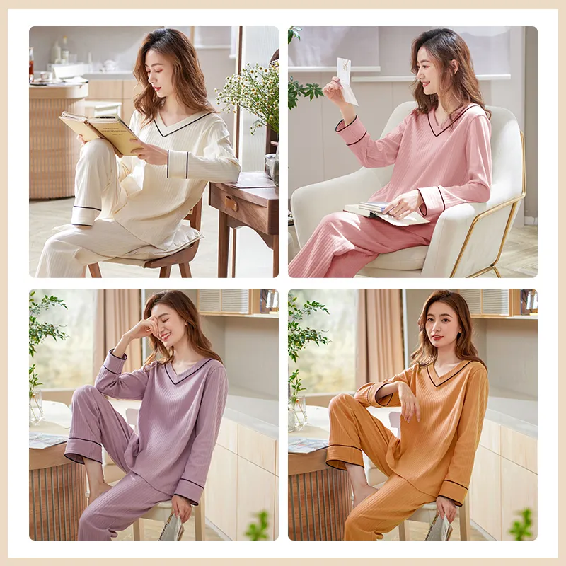 Xuan Liang Pajama Set For Spring And Autumn Women's-5