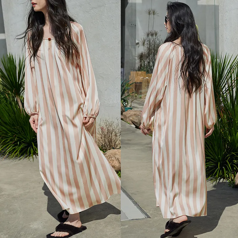 Xuan Liang Nightgown Women's Cream Apricot-3