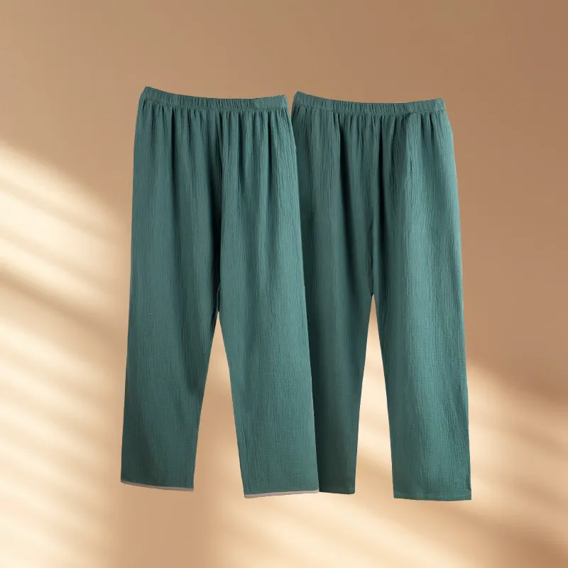Xuan Liang Pajama Pants Men's 2 Pack Forest Green-1