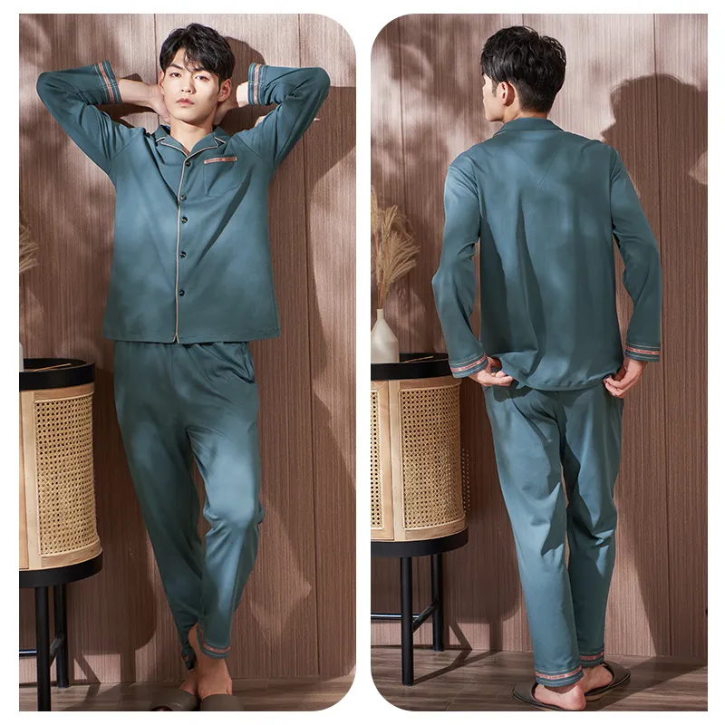 Xuan Liang Pajama Set For Spring And Autumn Men's-7