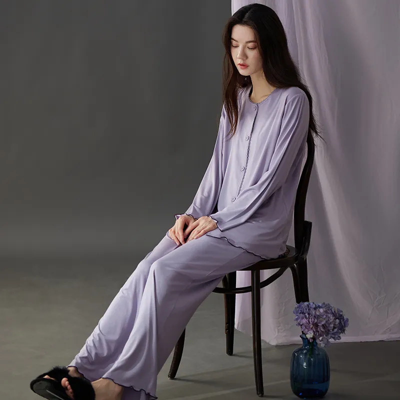 Xuan Liang Pajama Set Women's Lavender-1