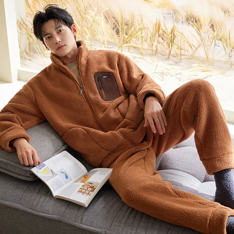 Xuan Liang Pajama Set For Fall And Winter Unisex Laundry Bag Included-12